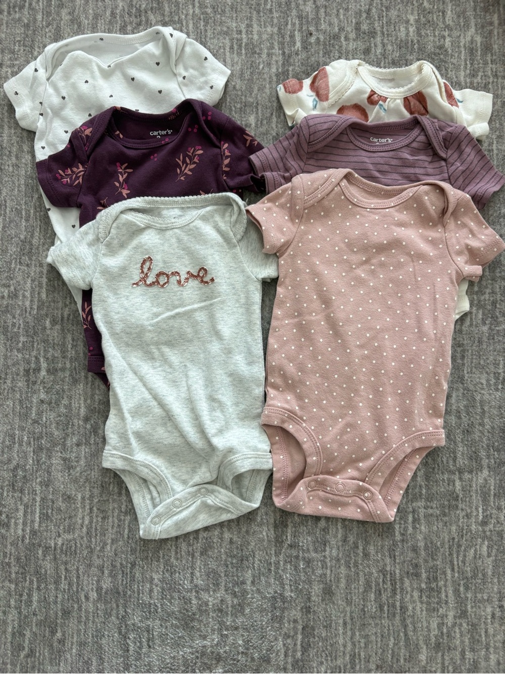 Carters Baby onesies bundle